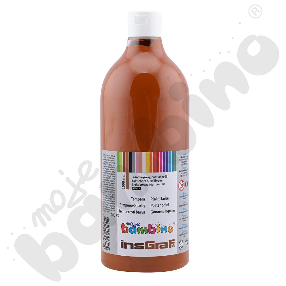 Tempera 1000 ml - jasnobrązowa
