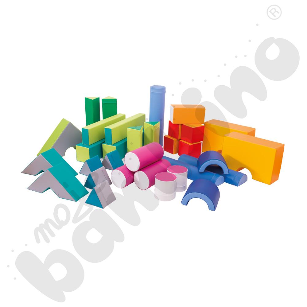 Zestaw małych klocków piankowych, 33 elem.