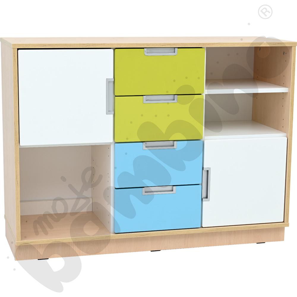 Quadro - zestaw 214, skrzynia klon jasny