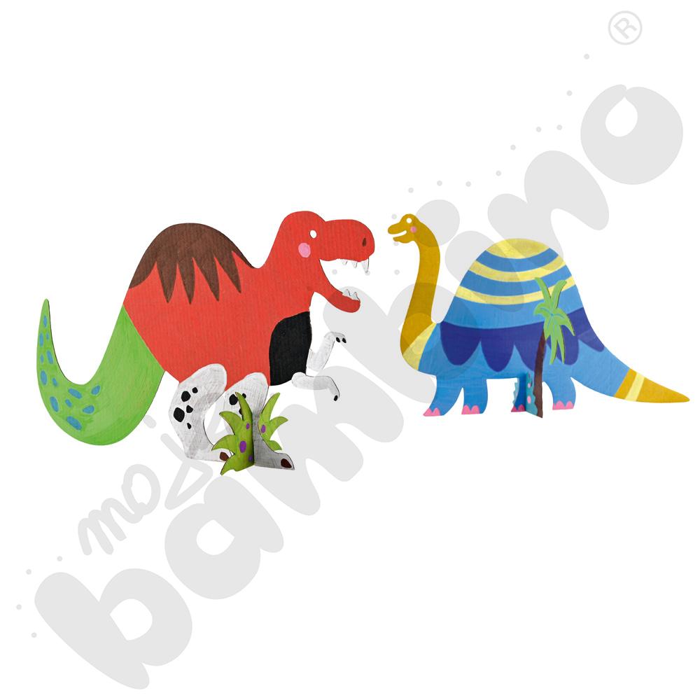 Tekturowe dinozaury 