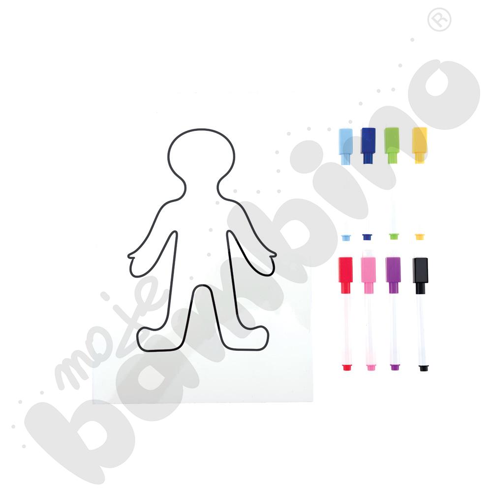 Emocje w moim ciele - tabliczka suchościeralna