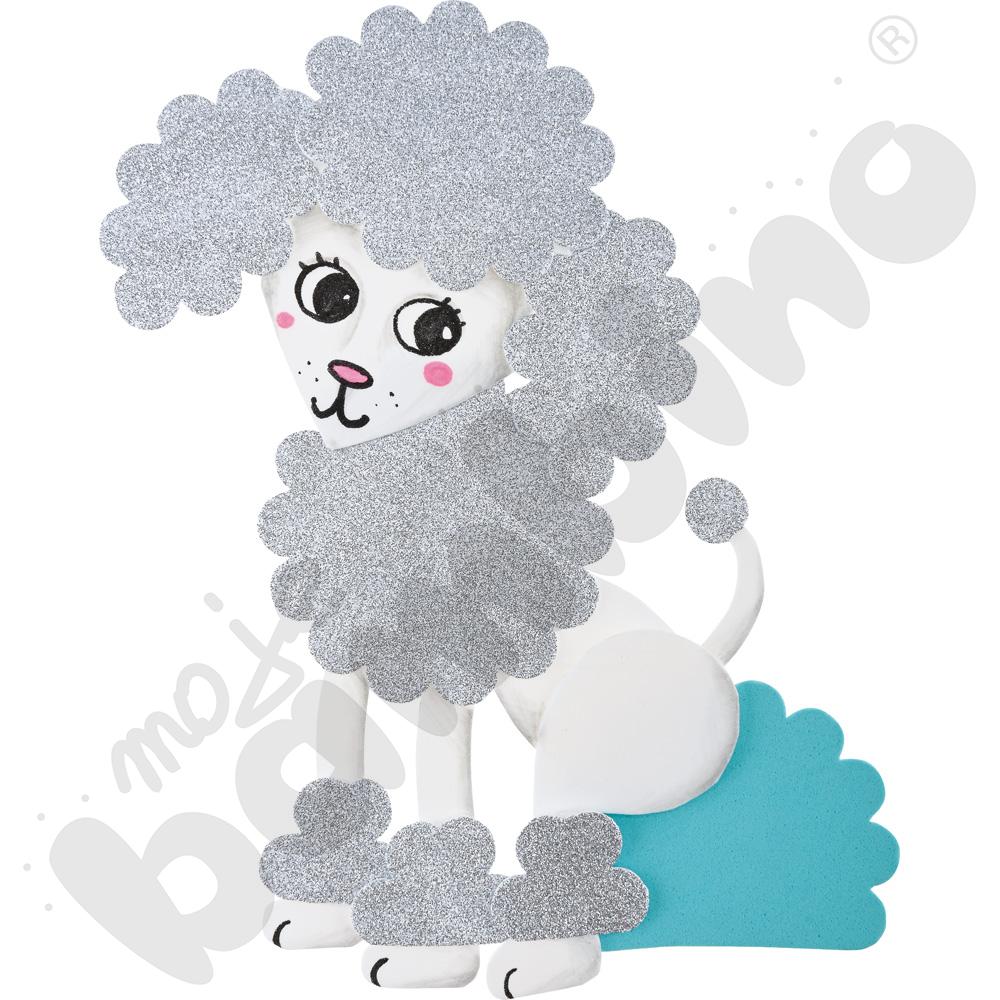 Dziurkacz maxi - kółko z falbanką