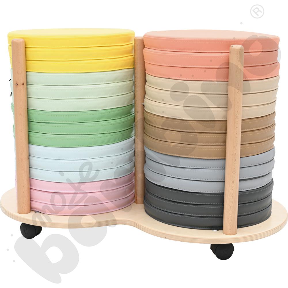 Zestaw poduszek ze stojakiem podwójnym