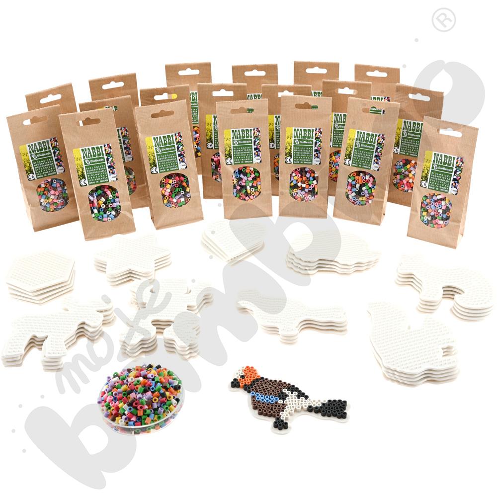 Koraliki NABBI MIDI BIO do prasowanek, 20000 szt. + podkładki