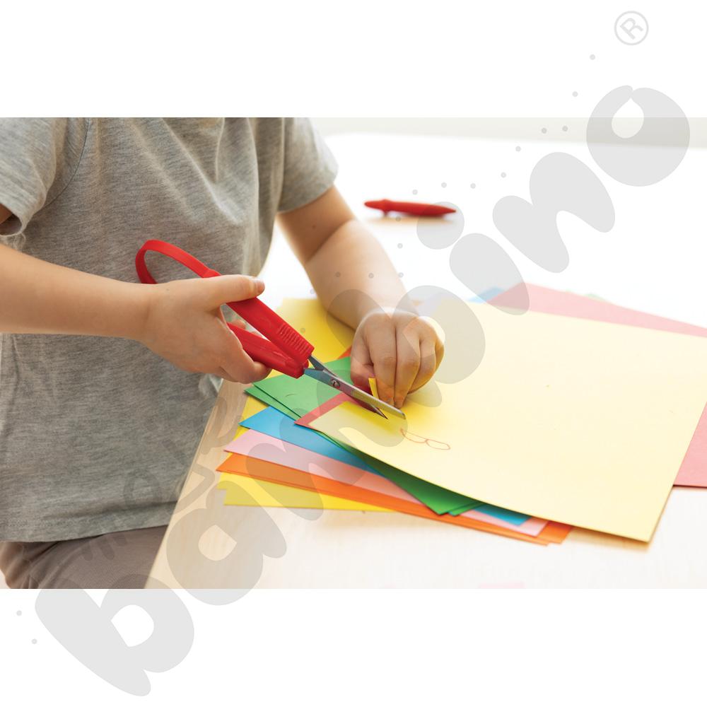 Karton gładki 100 arkuszy  A4 10 kolorów