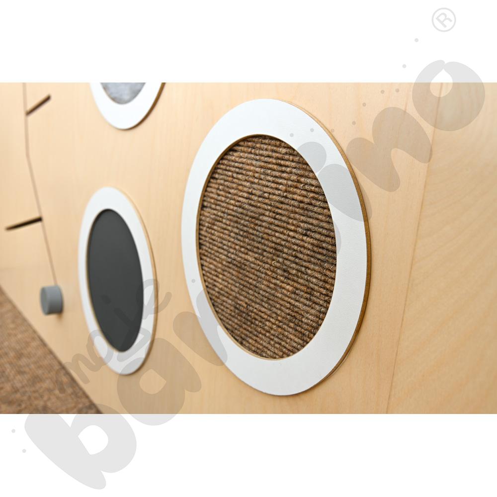 Kącik Leśny zakątek z elementami sensorycznymi