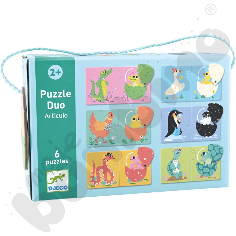 Puzzle duo - zabawne jajka