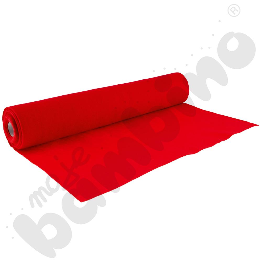 Filc w rolce czerwony, 5 m x 45 cm