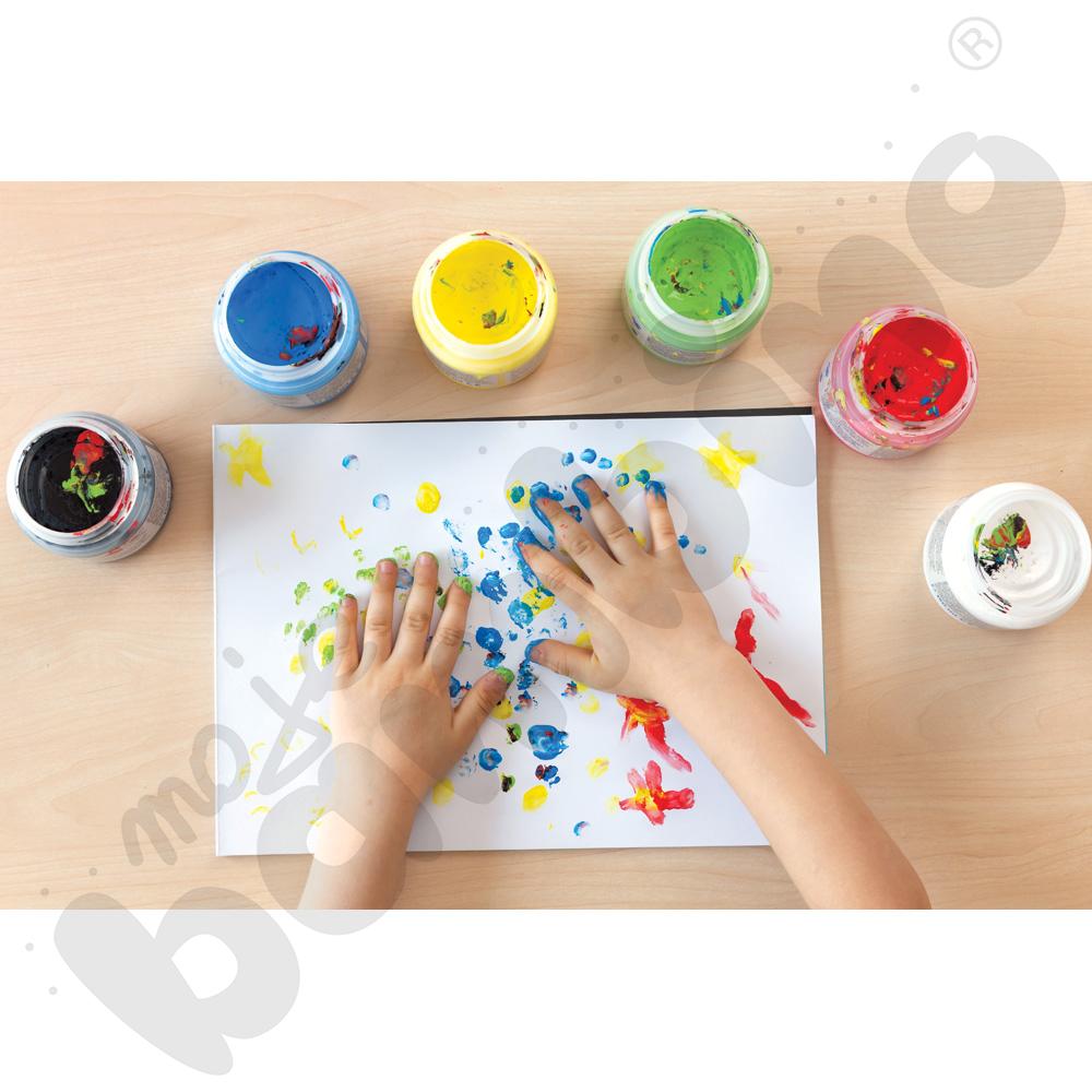 Farby do malowania palcami - 6 szt.