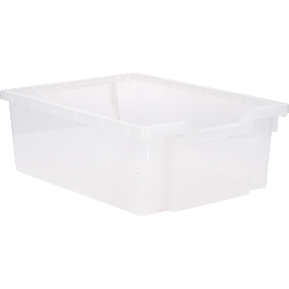 Úložný box 2 - hlboký, transparentný