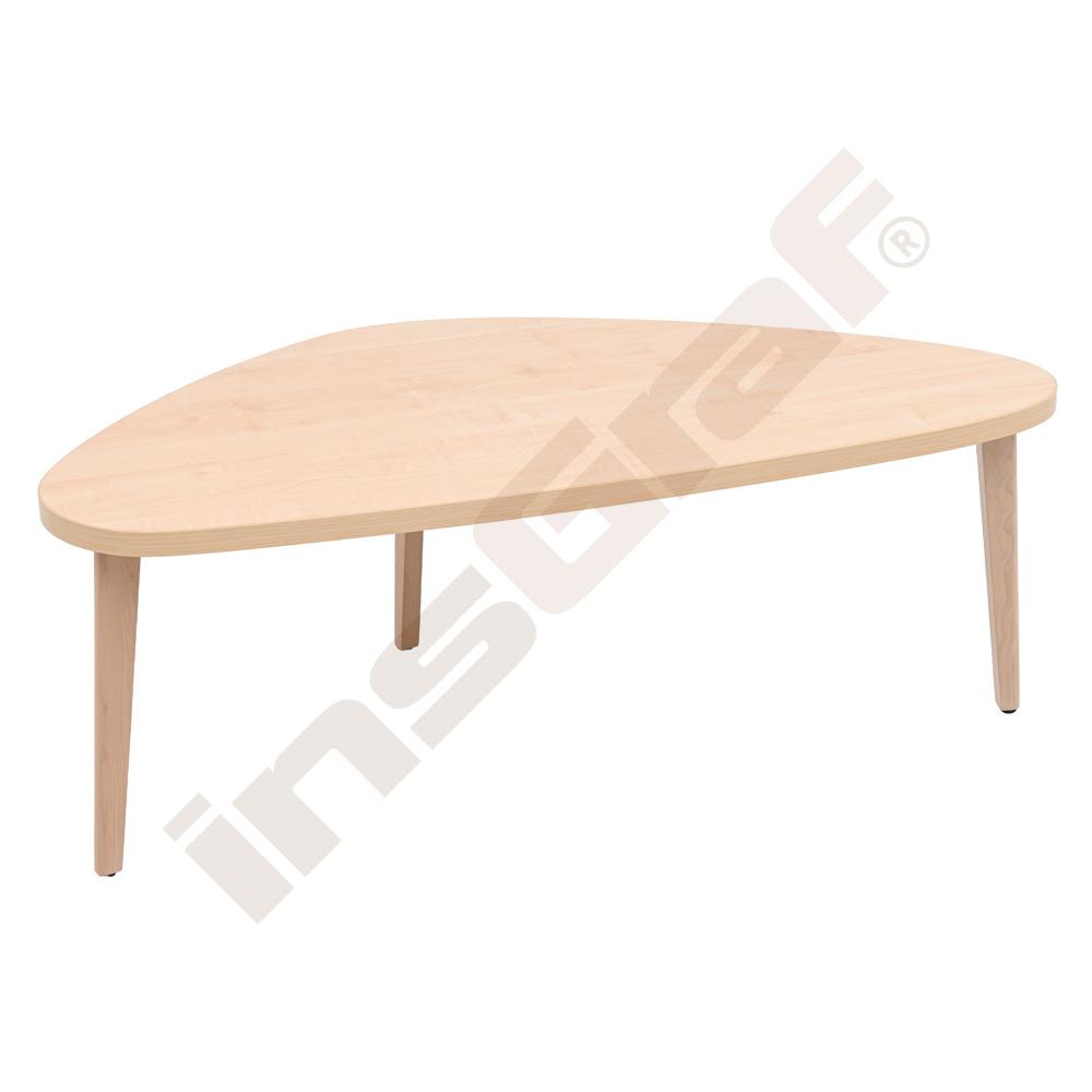 Stolek Gin, výška 40 cm - světlý javor