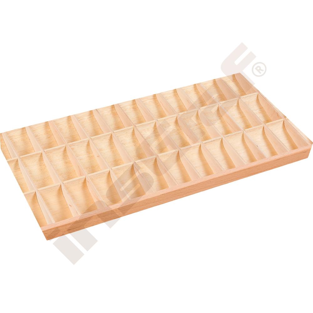 Krabička na Montessori abecední bloky 