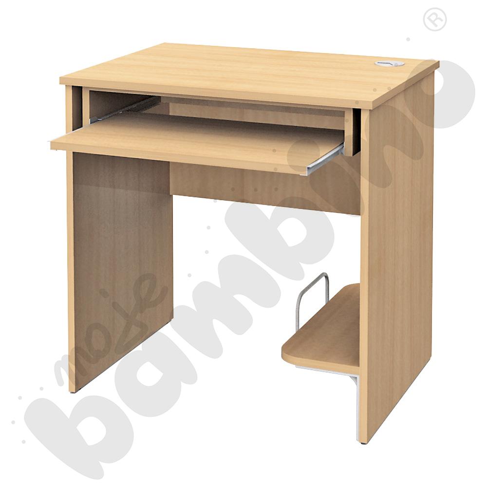 Stolik komputerowy STANDARD  z półką na komputer i szufladą na klawiaturę - klon 375