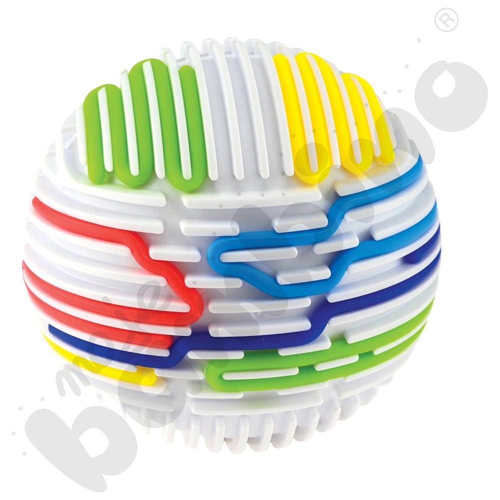 Piłka sensoryczna z kolorowymi paskami