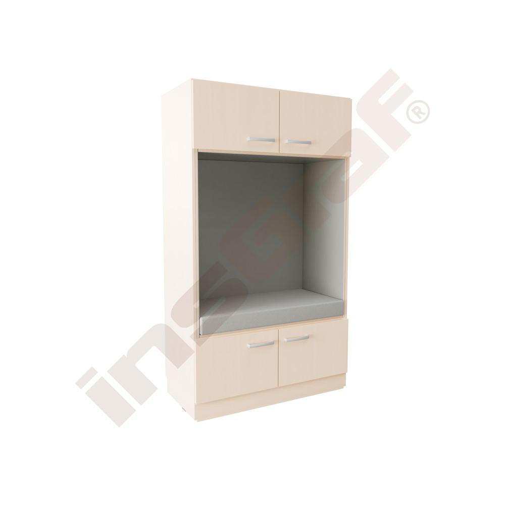 Skříň Grande XL - výklenek ve výšce 57 cm - světlý javor