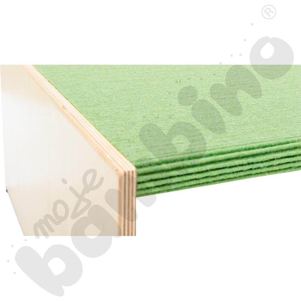 Podest z wnęką z przodu, wys. 30 cm - jasnozielony