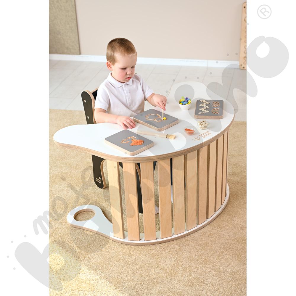 Tablice grafomotoryczne malucha - szare  - MED