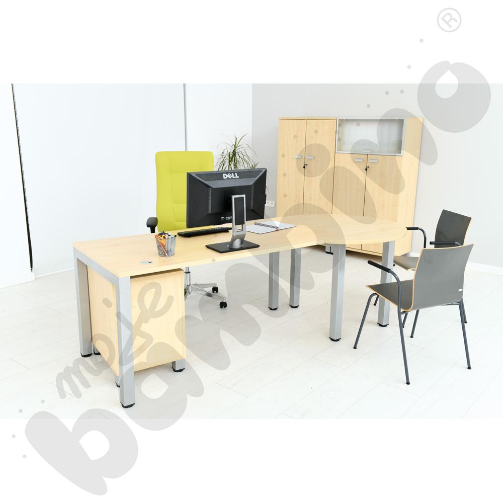 Biurko Kvadra 160 - klon 375