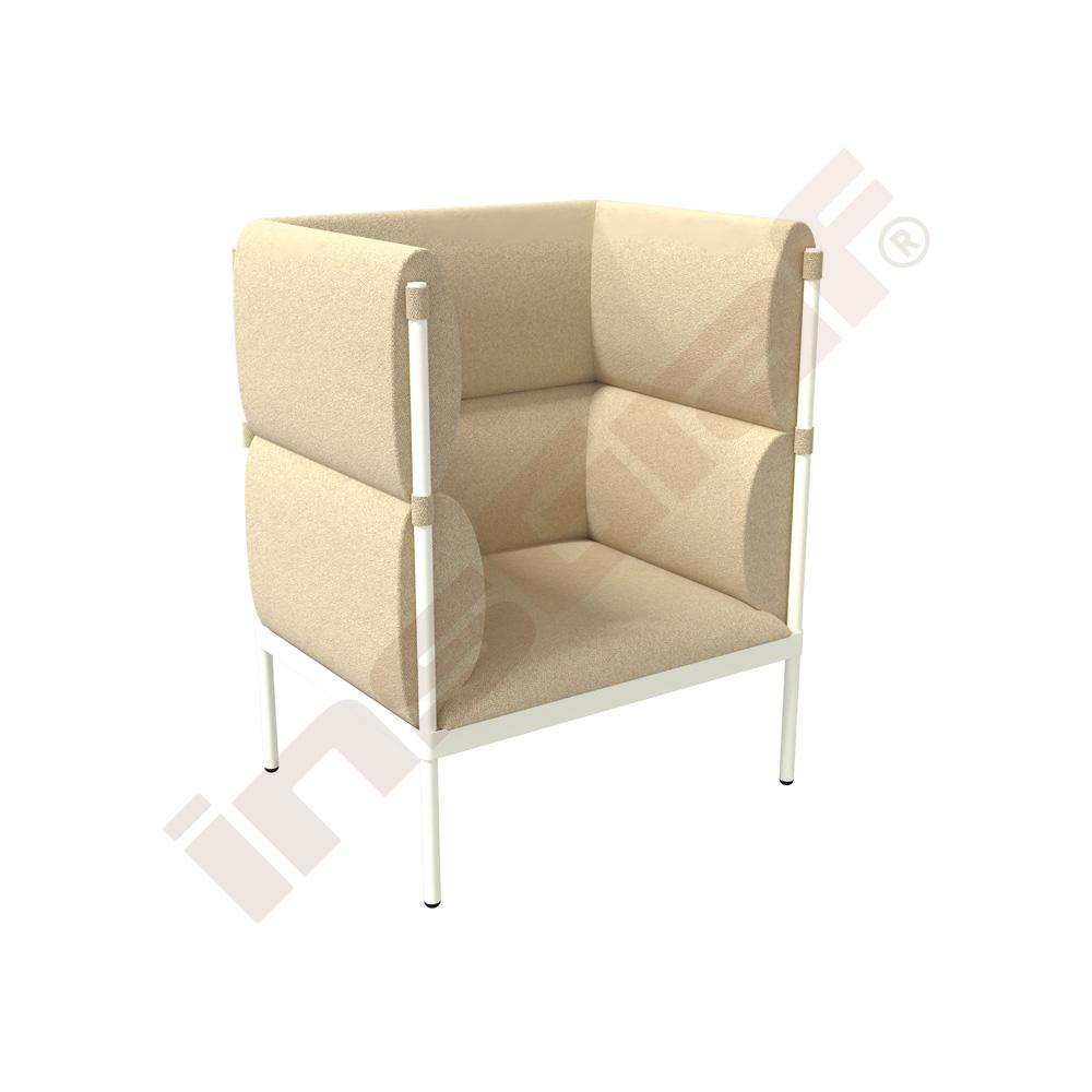 Sessel Stilt, hohe Lehne, beige