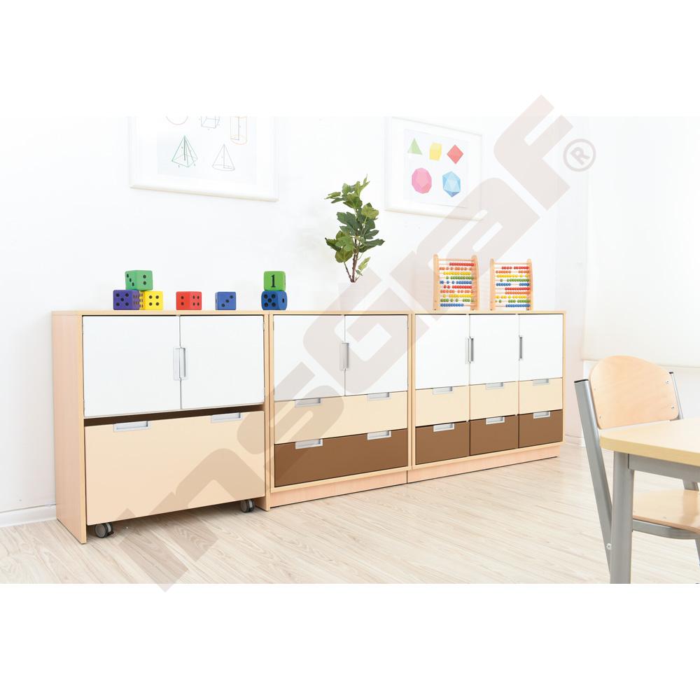 Quadro - skříňka nad velký zásobník, světlý javor