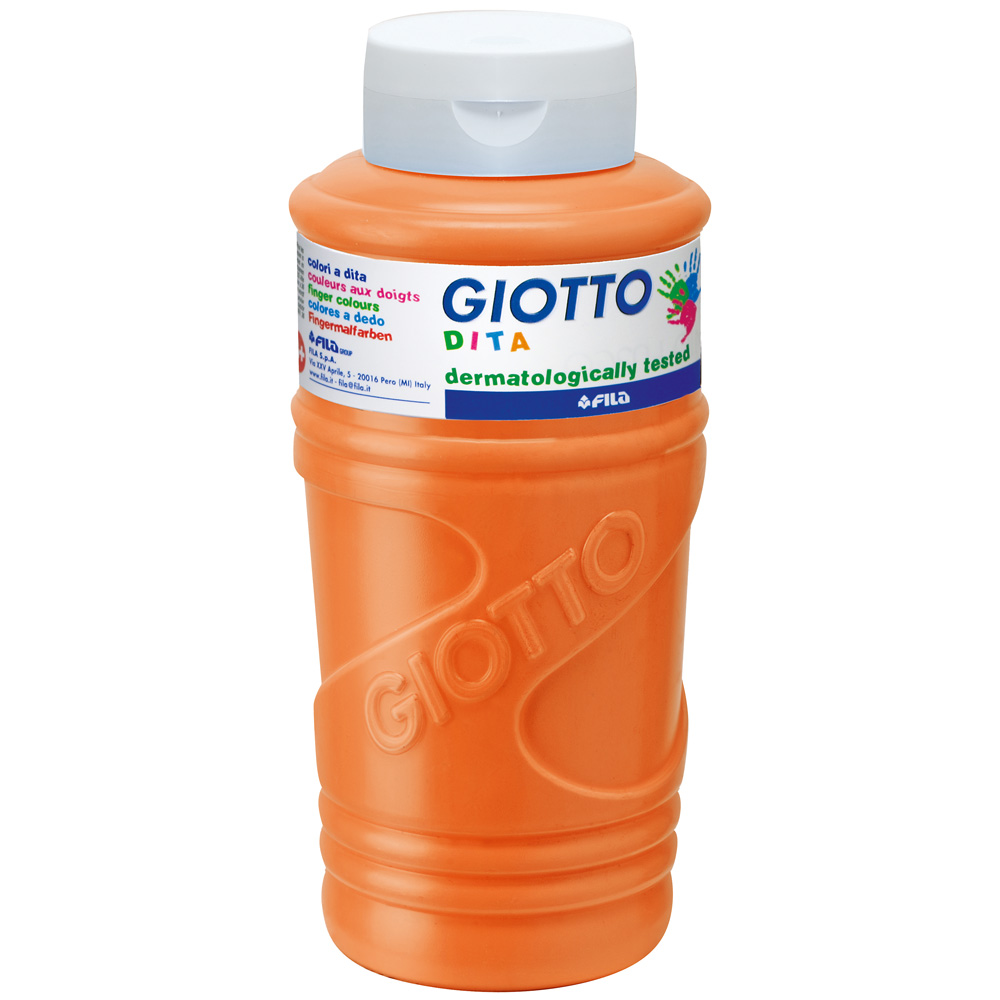 Prstové farby (oranžová)