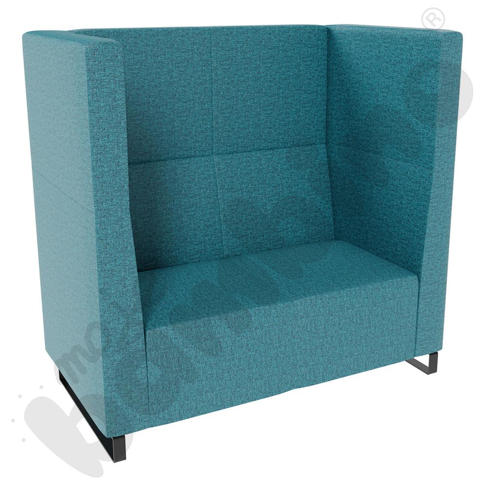 Sofa Universum 2-os. wys. 133 cm, 2 boki średnie, tkanina RO22