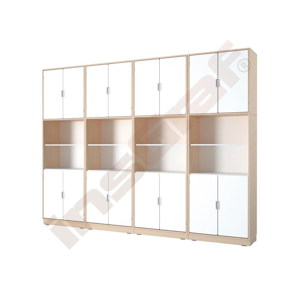 Quadro - Sestava  121, 90°, korpusy světlý javorové, tiché zavírání