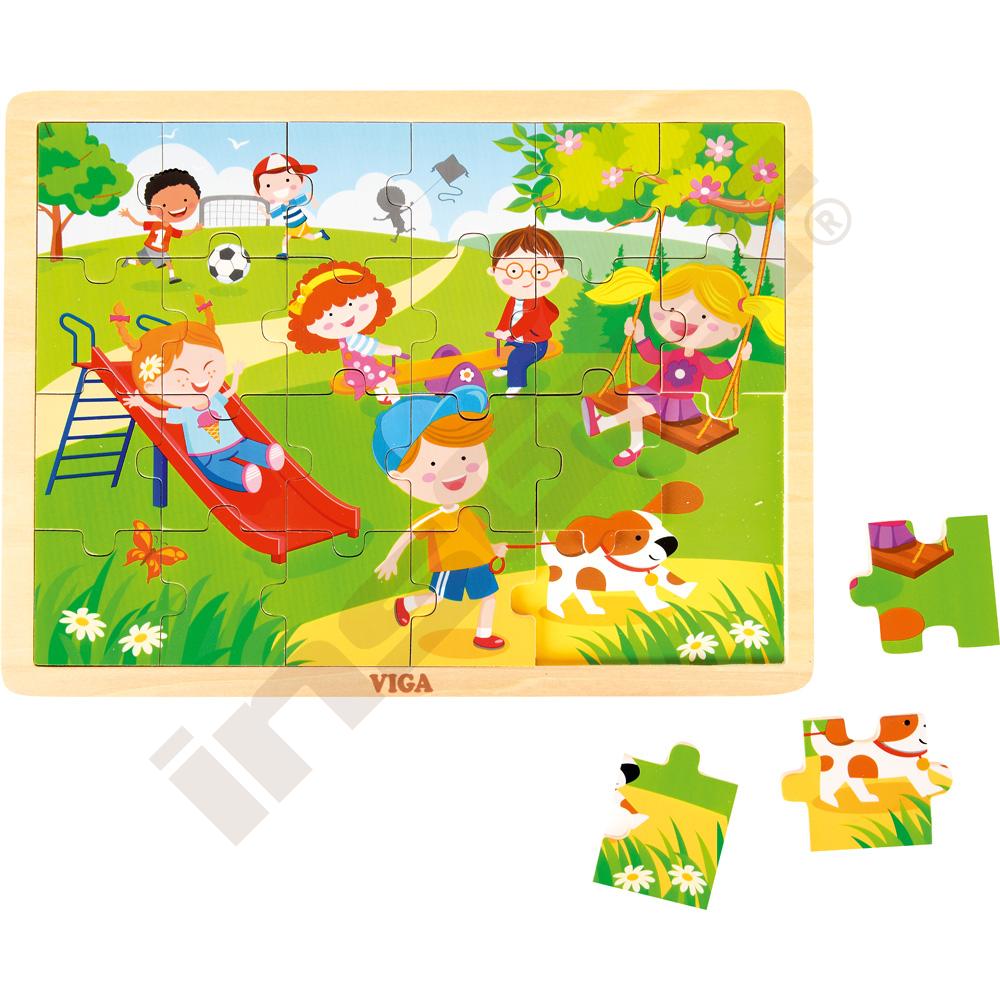 Puzzle roční období- jaro