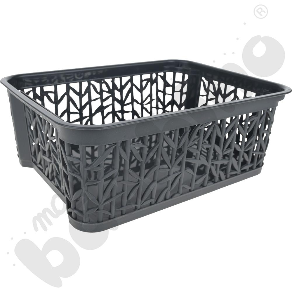 Koszyk Bamboo wys. 8,5 cm antracyt