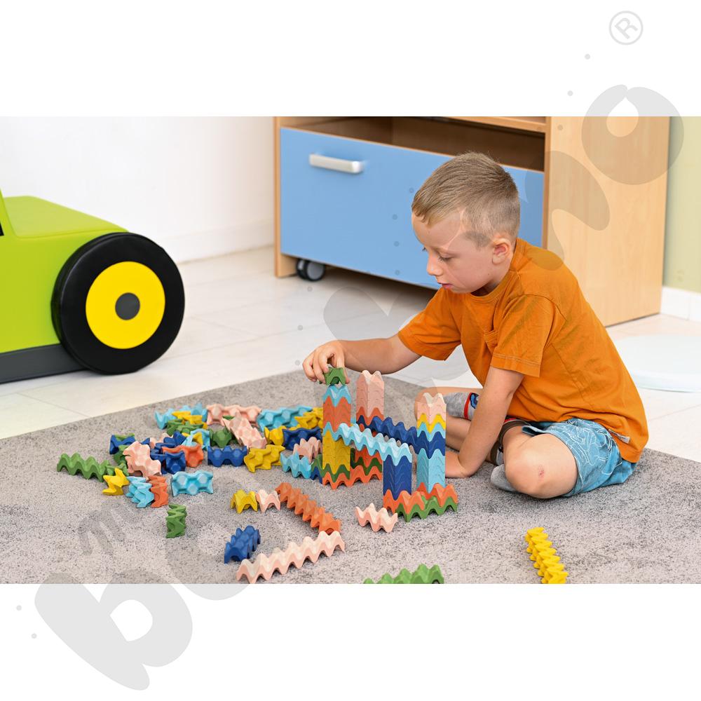 Klocki kreatywne fale, 90 elem.