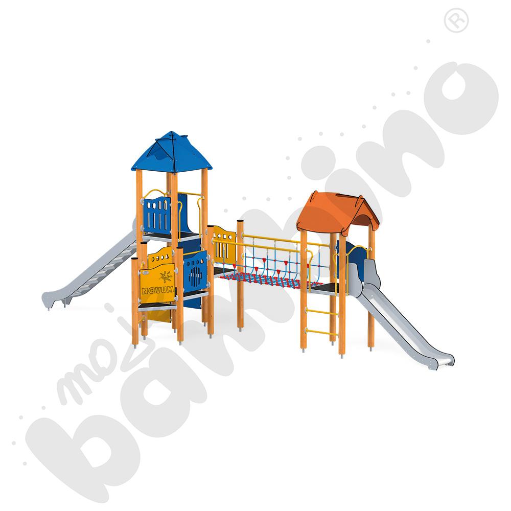 Orbis - wieża 18, drewniane słupy