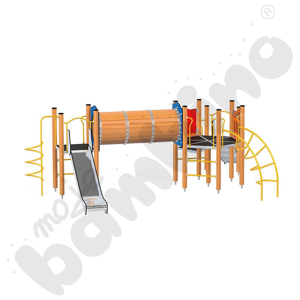 Orbis - platforma 8, drewniane słupy