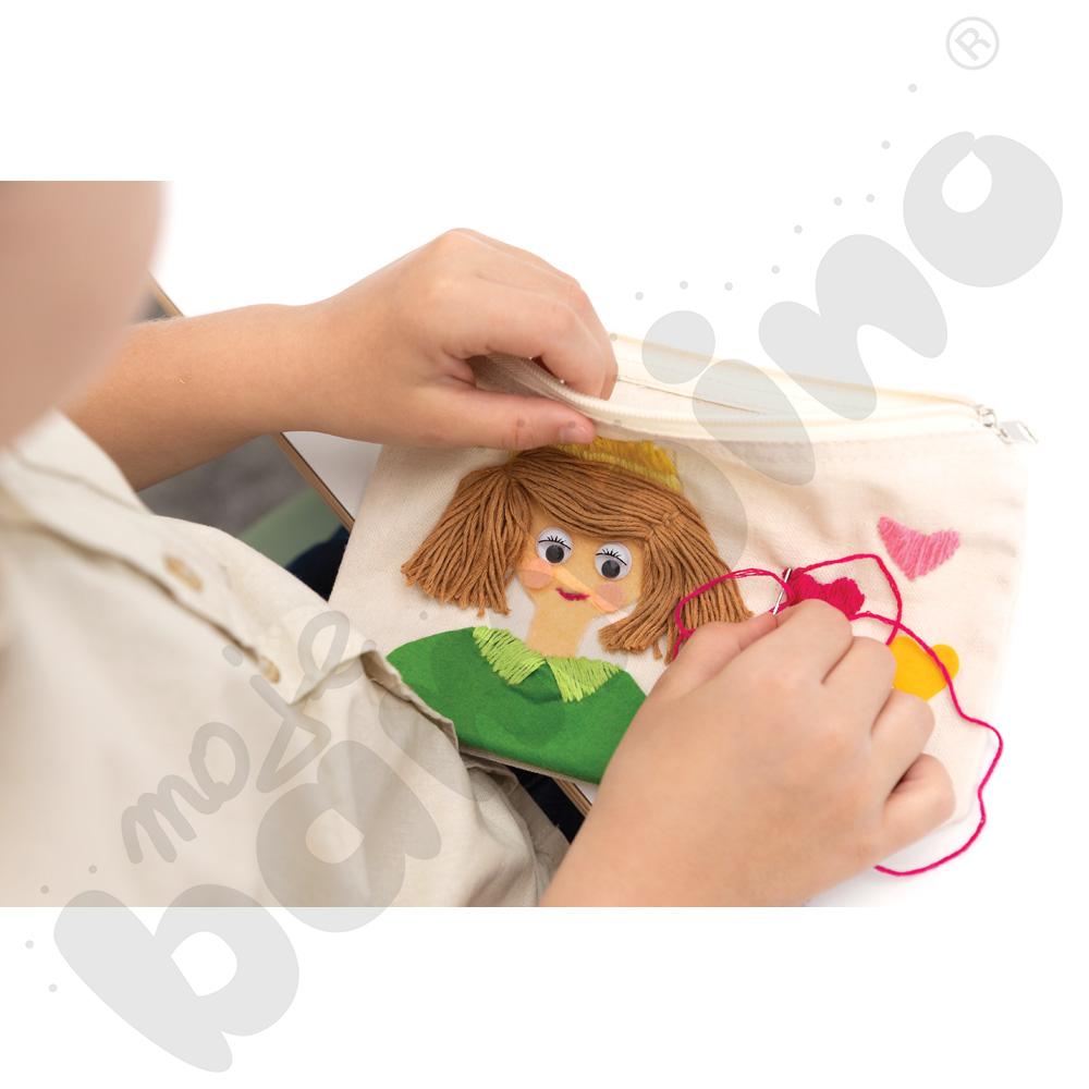 Ruchome oczka do nalepiania - zestaw czarno-biały