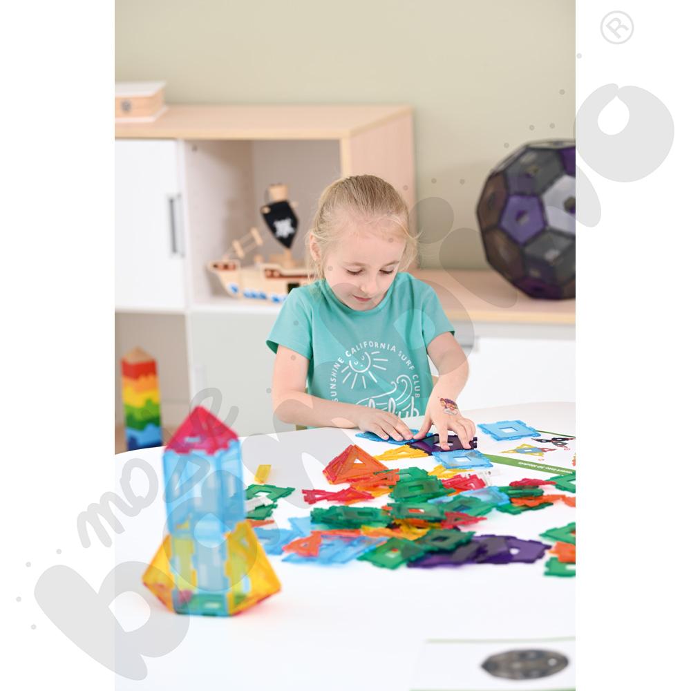 Klocki Gigo - Edukacja - zestaw geometryczny, 165 elem.