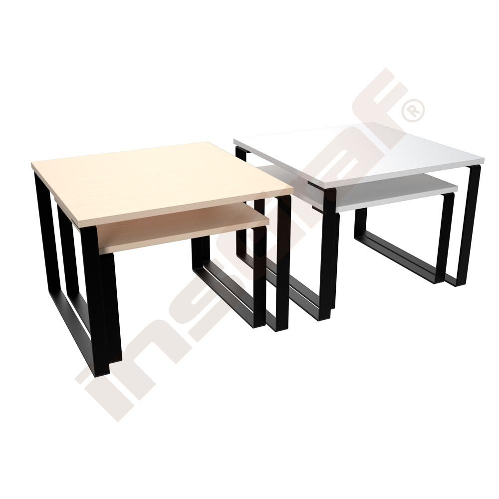 Stolek Universum výška 35 cm - světlý javor