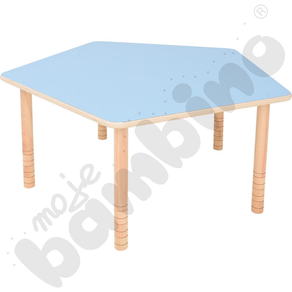 Blat Flexi pięciokątny mały - niebieski