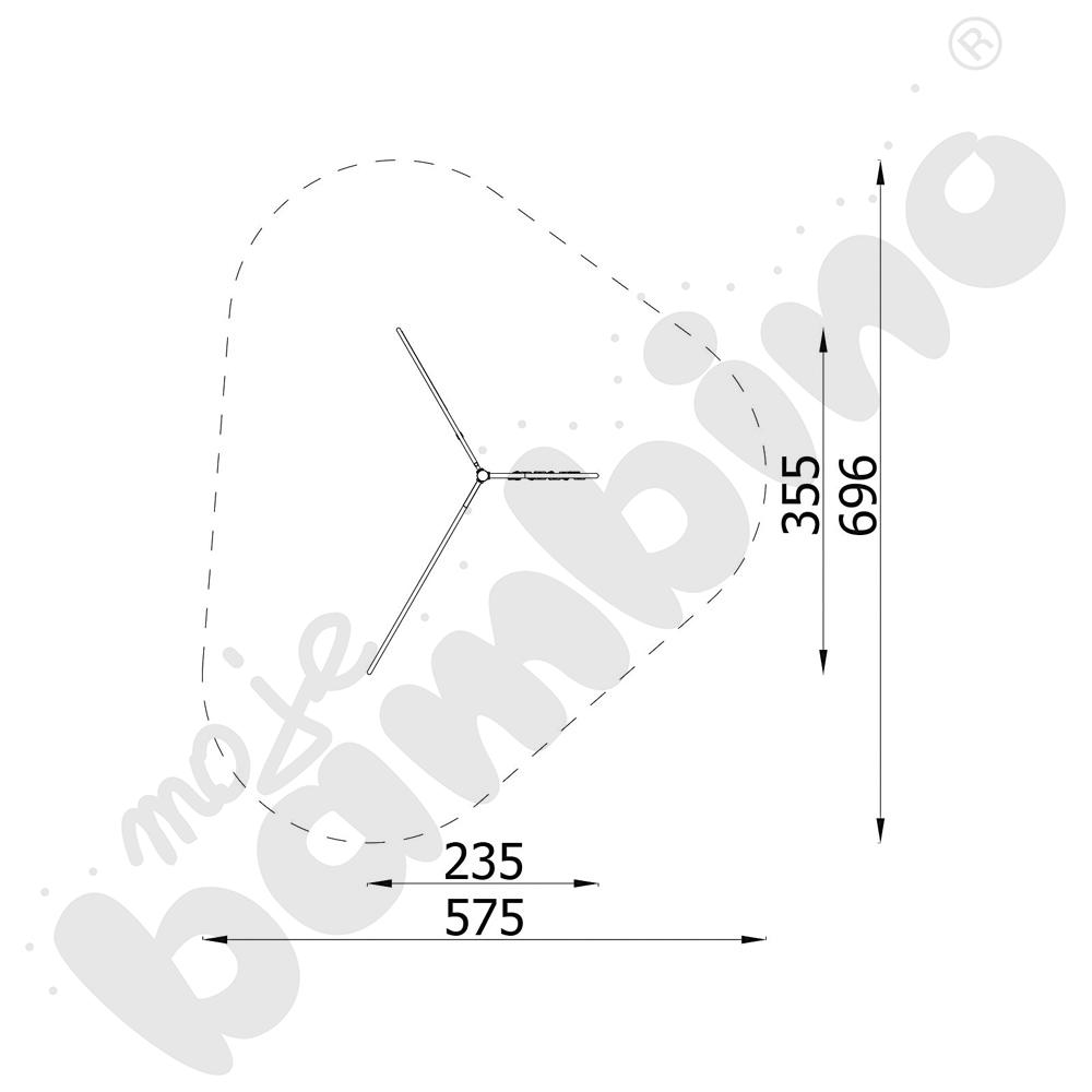 Trójnóg sprawnościowy wysoki