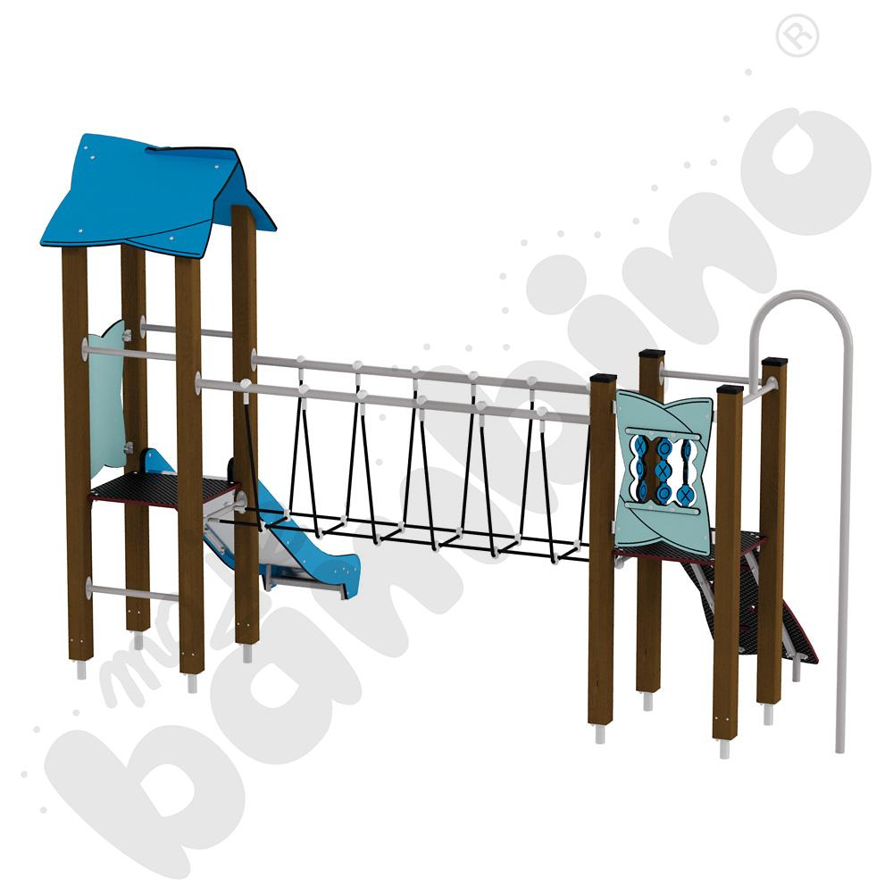 Zestaw Urbi 6, słupy drewniane B