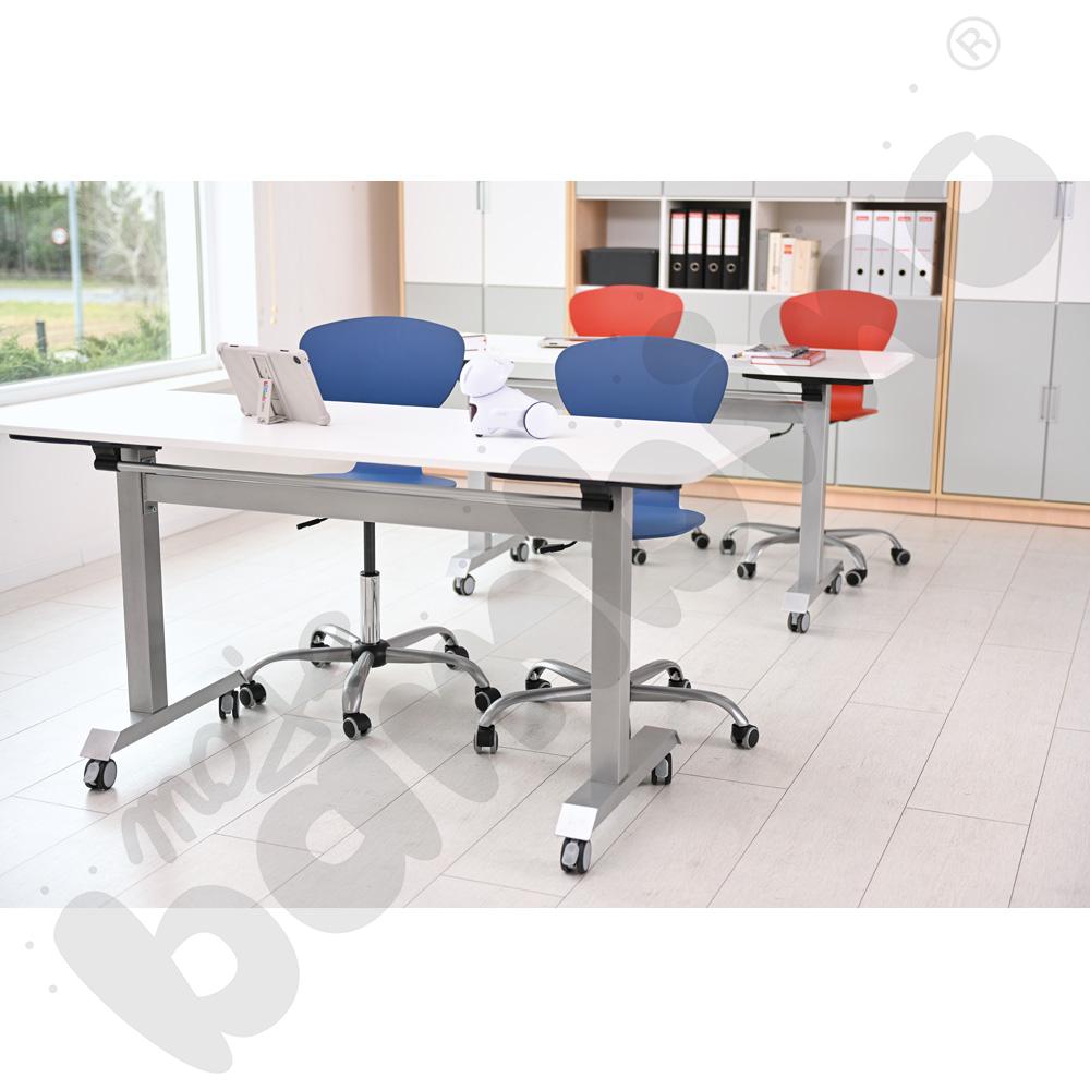 Stół mobilny składany Nest 150 x 60 cm - biały