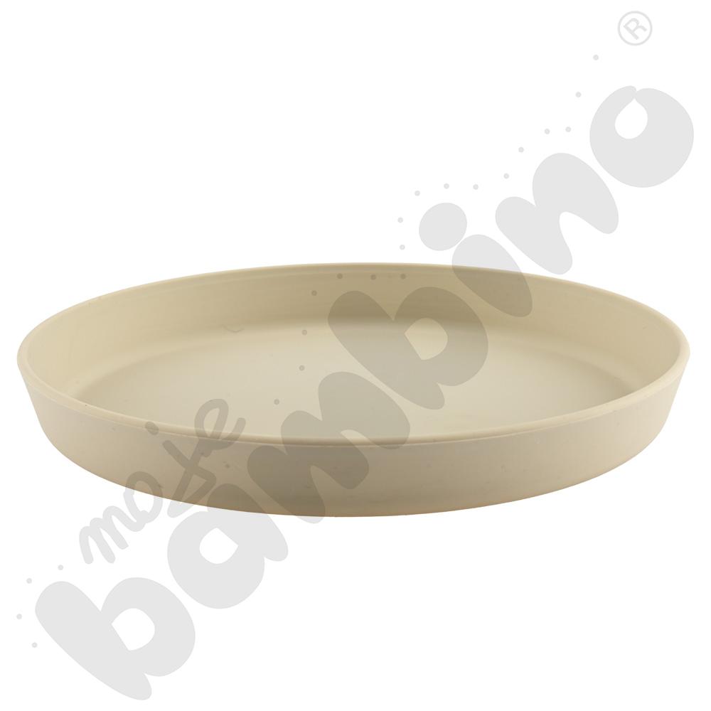Talerzyk smyka płytki 18 cm, beżowy
