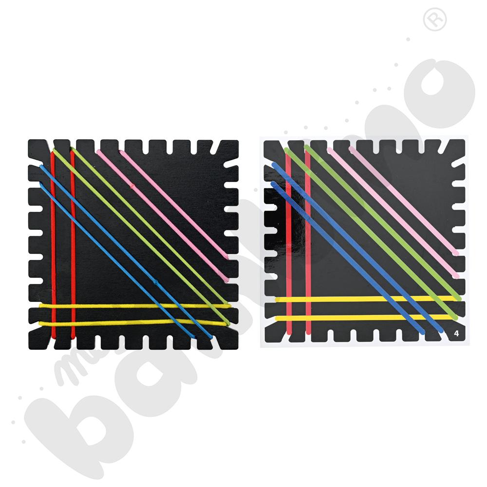 Magnetyczne tabliczki - ułóż wzór