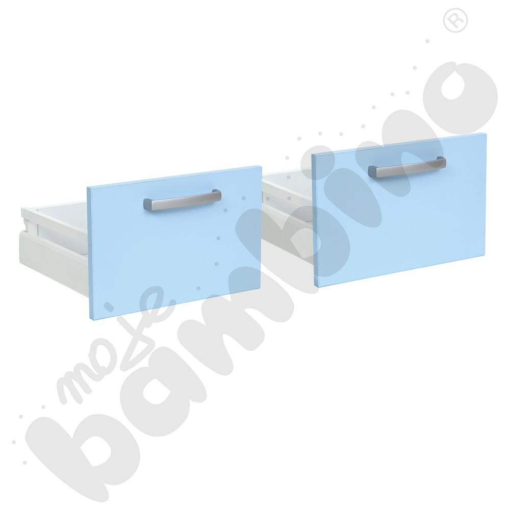 Szuflady wysokie do regału Grande M, 2 szt. - jasnoniebieskie