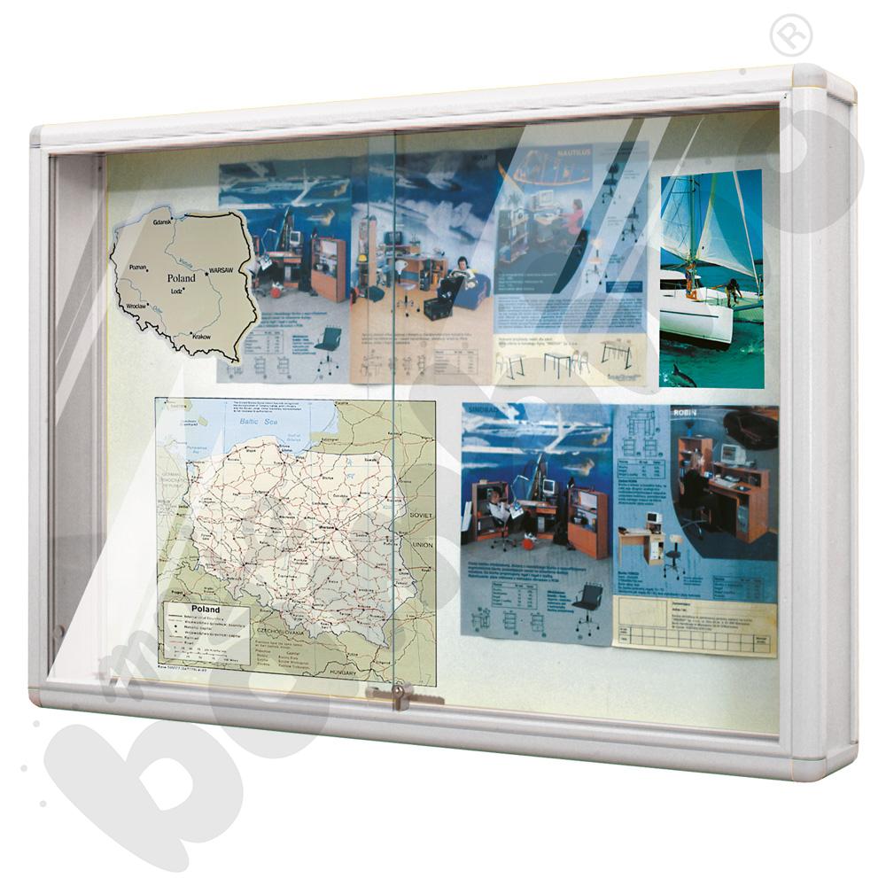 Gablota informacyjna mała aluminiowa