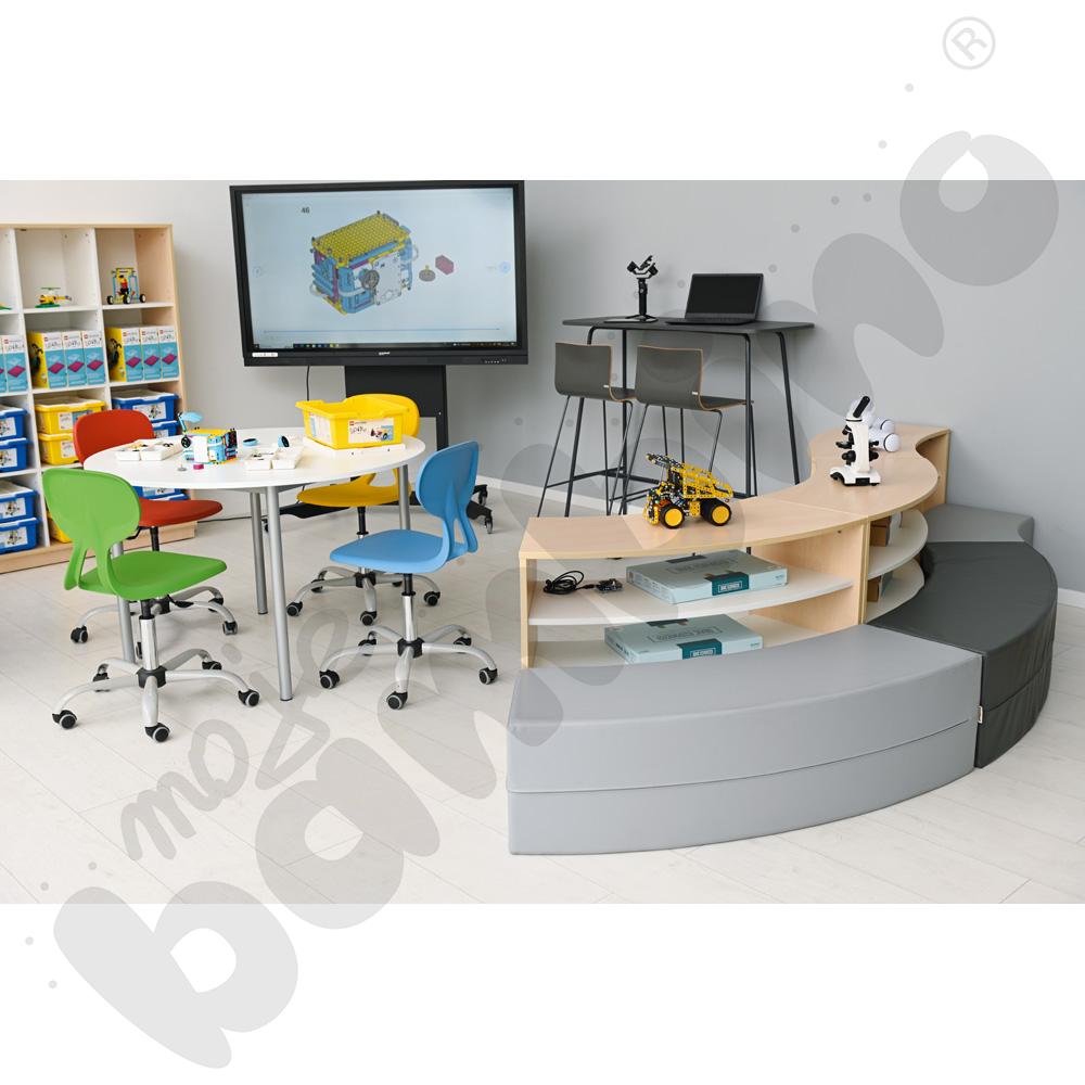 Quadro - szafka 1/8 koła S+ - klon