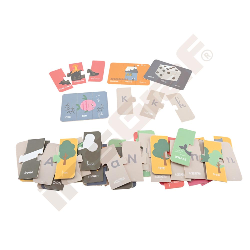 LOGI miniBot - abecední puzzle - anglickojazyčná verze