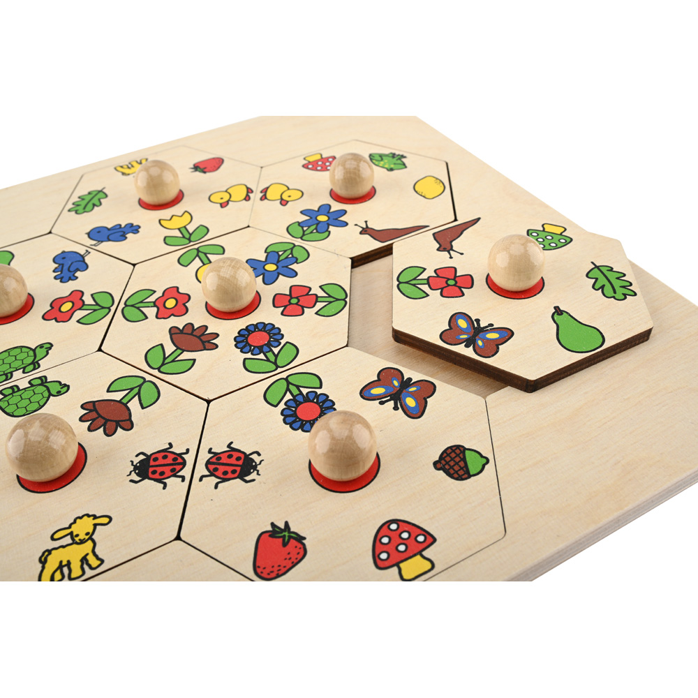 Puzzle s úchytom - príroda