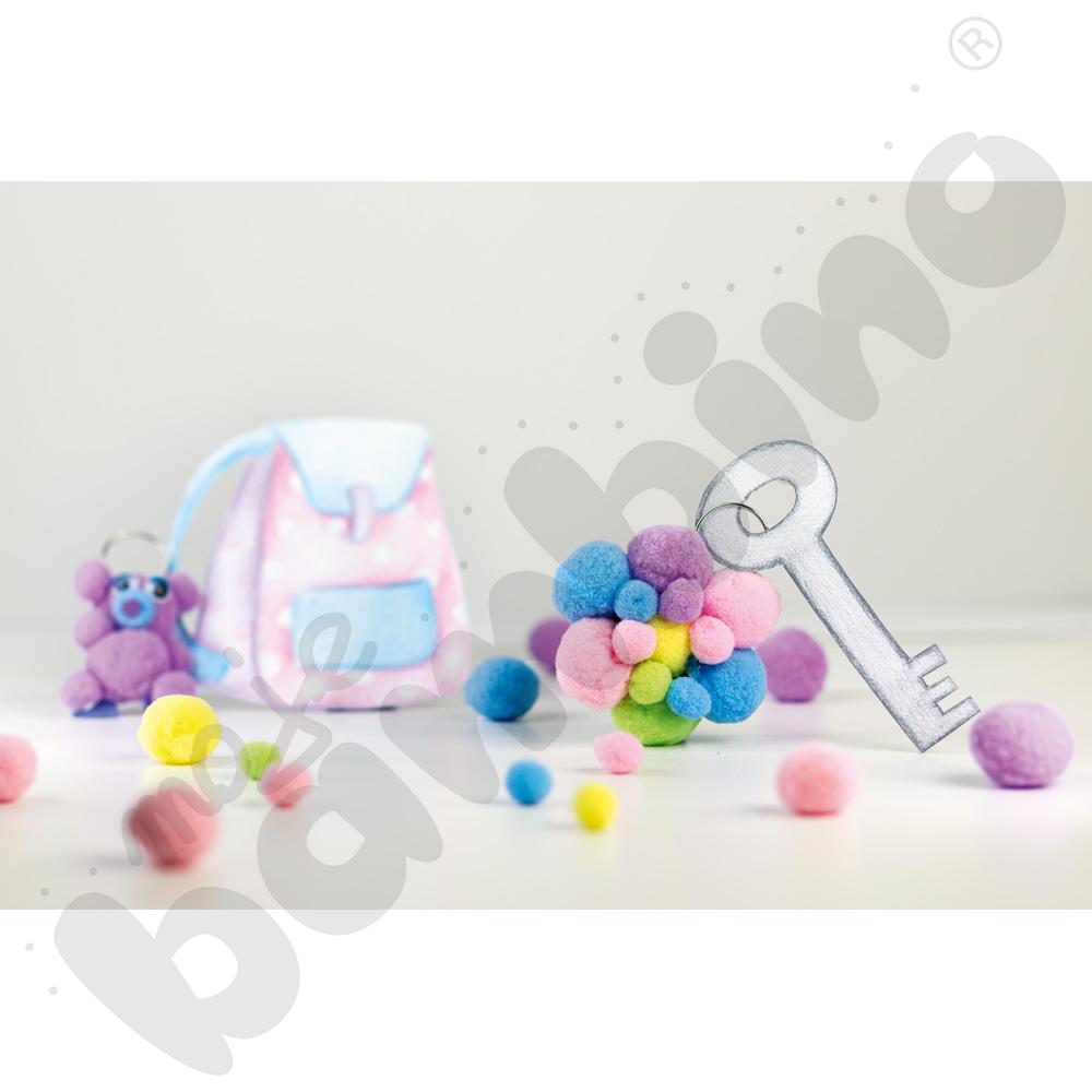 Pompony pastelowe, 200 szt.