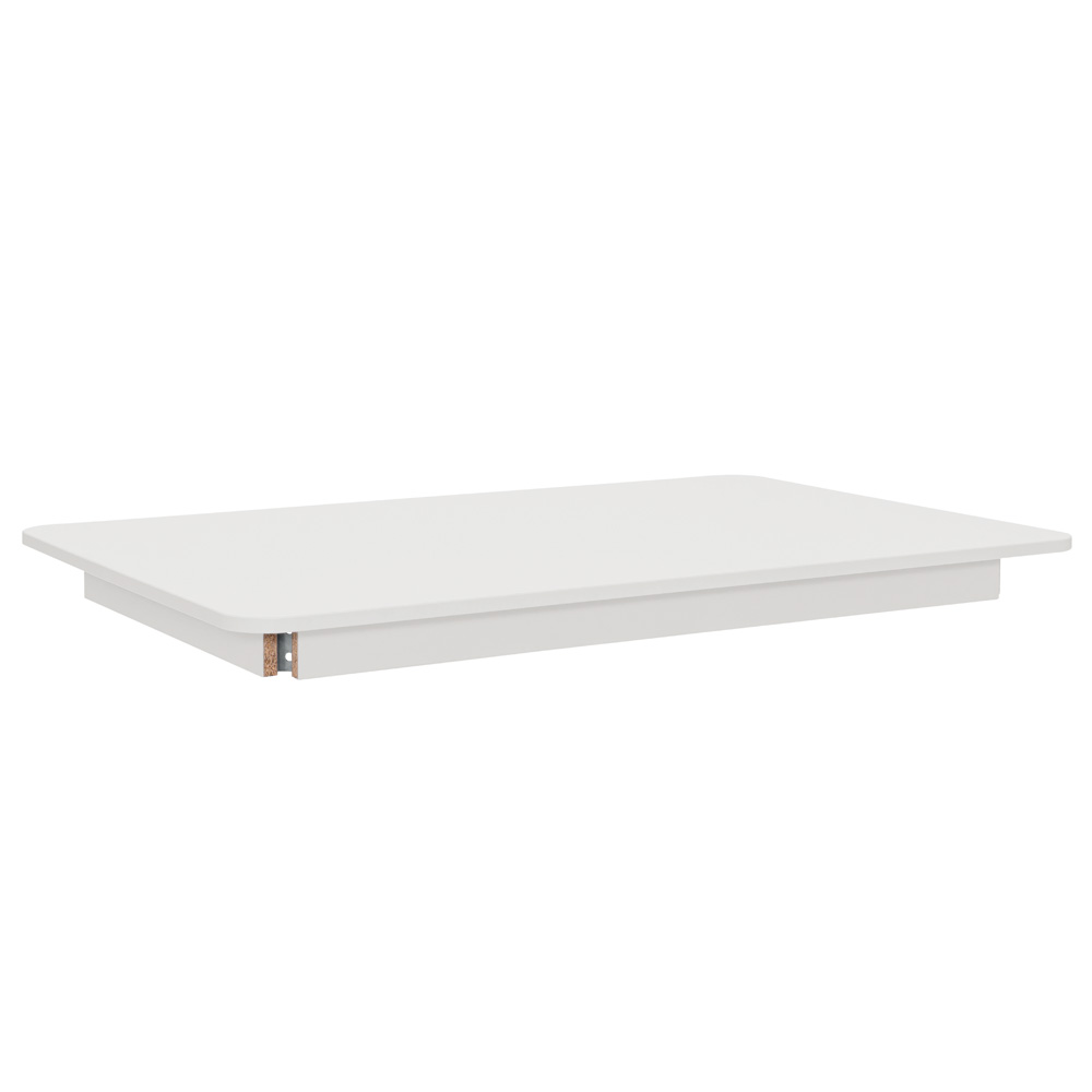 Stolová doska Pascal, obdĺžniková 124 x 80 - biela