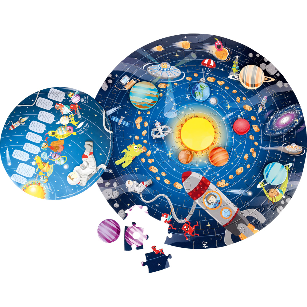 Puzzle so slnečnou sústavou 