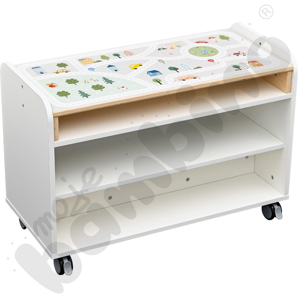 Quadro - zestaw 256 - biała szafka